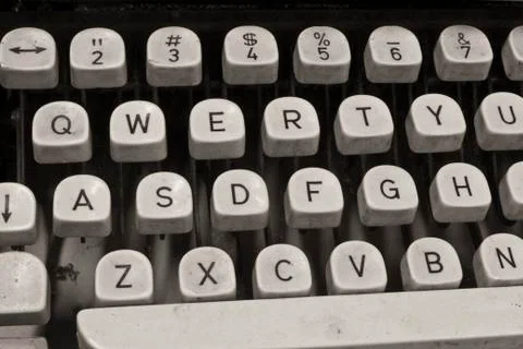 Antique typewriter Stock-Fotos