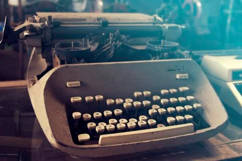 Antique Typewriter Stock Photos