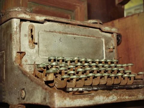 Antique typewriter Stock Photos