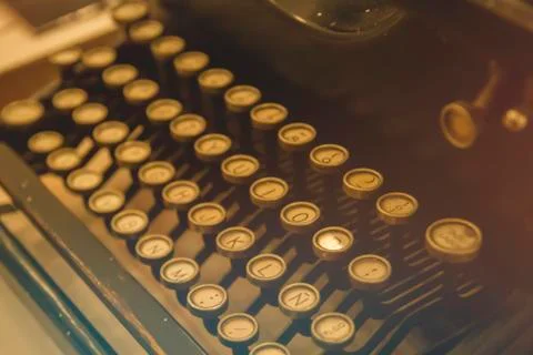 Antique typewriter Foto stock