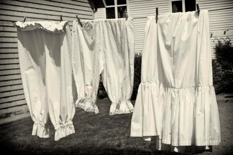 Antique underware Stock Photos