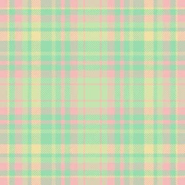 Antique vector pattern seamless, refresh check fabric plaid. Cute tartan te.. Stock Illustration