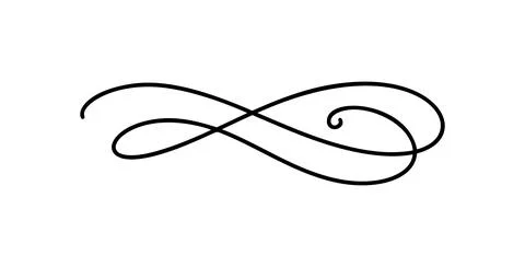 Antique vector scroll embellishment divider creating a stylish separation wit Иллюстрация