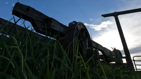 Antique Wagon Sunset Stock Footage 250302481