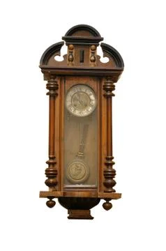 Antique wall clock Stock Photos