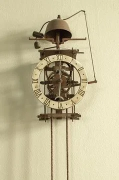 Antique wall clock Stock Photos