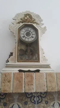 Antique wall clock Stock-Fotos