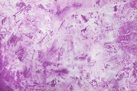 Antique wall surface, Violet texture of decorative plaster, architecture abst Stock Photos