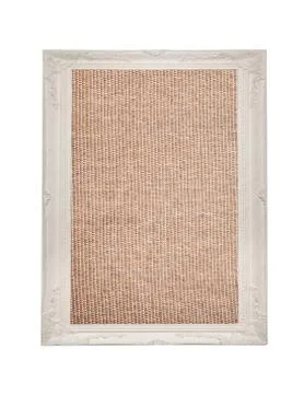 Antique white frame Stock Photos