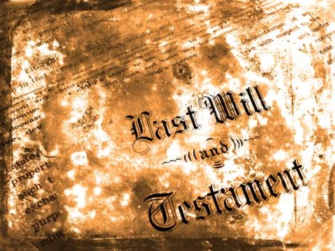 Antique Will Stock Photos