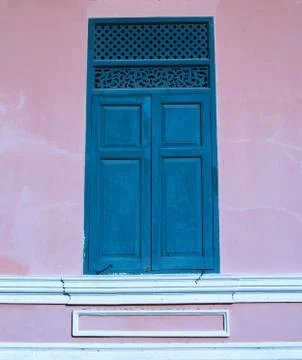 The antique window Stock Photos