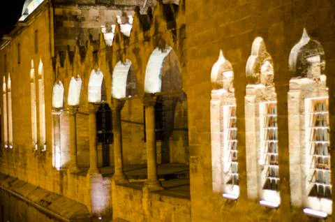 Antique Windows Lighted Stock Photos