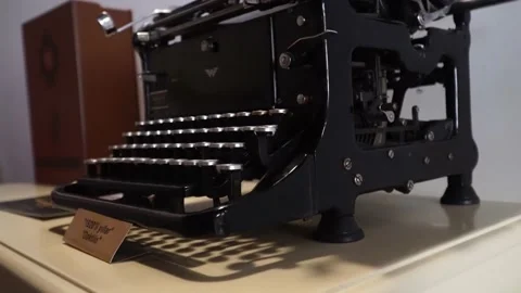 AntiqueTypewriter4K Stock Footage 155257352