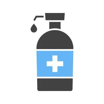 Antiseptic icon vector image. Stock Illustration