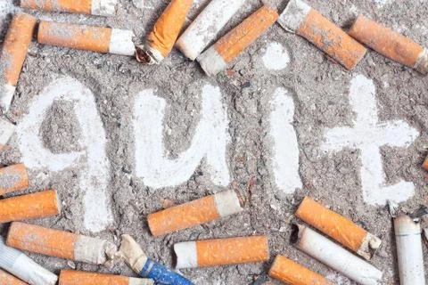 Antismoking background Stock Photos