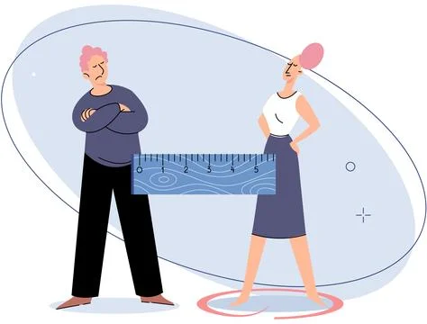 Antisocial vector illustration. Uncomfortable situations can trigger negative Stock-Illustration