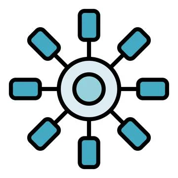 Antistress fidget icon vector flat Stock Illustration