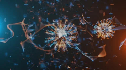 Antiviral Research using mRNA CRISPR Based Virus Detection Stock Footage 303939952