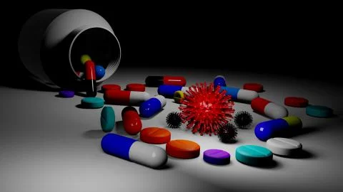 Antivirus covid19 Stock Illustration