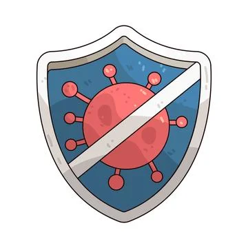 Antivirus illustration Stock Illustration