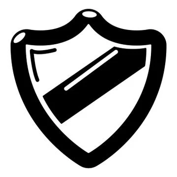 Antivirus installation icon, simple style. Stock Illustration