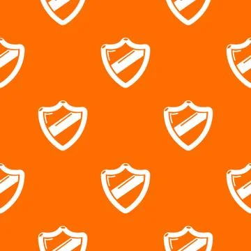 Antivirus installation pattern vector orange 스톡 일러스트