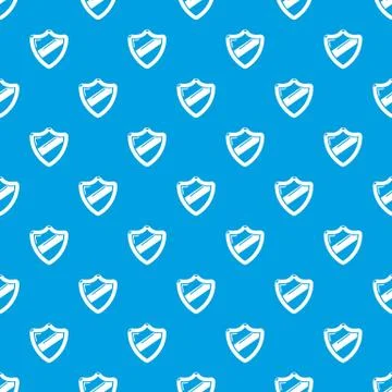 Antivirus installation pattern vector seamless blue Stock Illustration