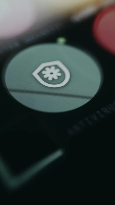 Antivirus protection icon for digital security concept Stock Footage 334927663