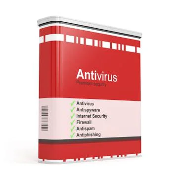 Antivirus software Illustrazione stock