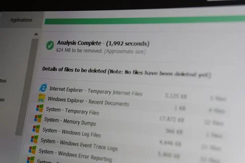Antivirus software  interface. Oguz, Azerbaijan. 05.07.2025. Stockfoto's