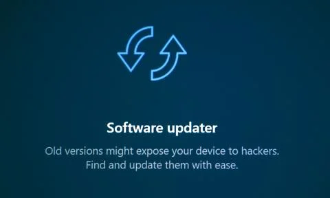 Antivirus software interface screen. Oguz, Azerbaijan. 28.06.2025 写真素材