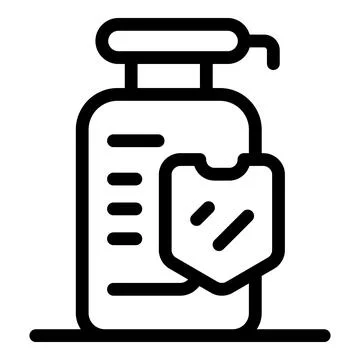 Antivirus software protecting operating system with shield icon Stockillustratie