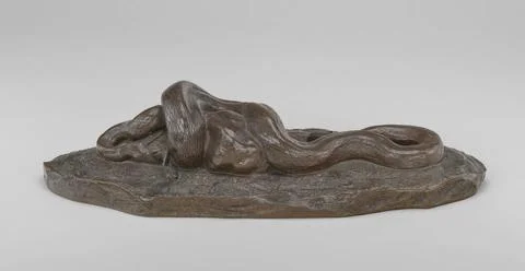 Antoine Louis Barye, Python Swallowing a Doe, model 1840, cast possibly 18... Photos