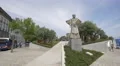 The Antonio Ferreira Gomes statue and Lisboa Square in Porto 4k or 4k+ Resolution