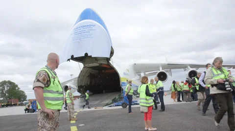 Antonov 225 "Mriya" Video stock 39585647