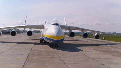Antonov An-225 Mriya Stock Footage 255154233