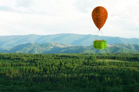 Ants fly Stock Illustration