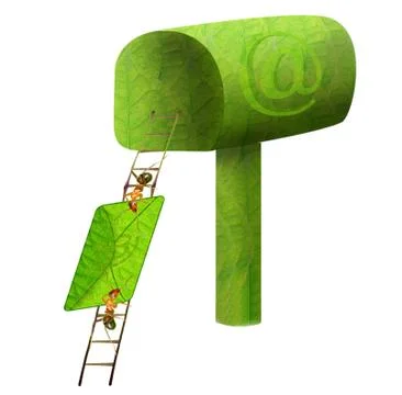 Ants postman Stock Illustration