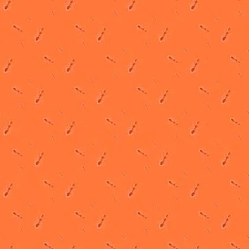 Ants seamless pattern. Insects on colorful background. Vector illustration fo Illustration