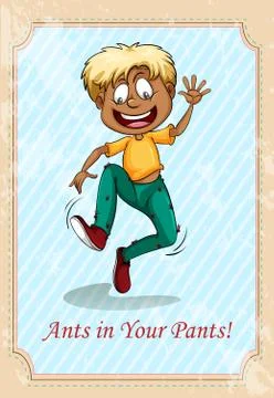 Ants in your pants Illustration
