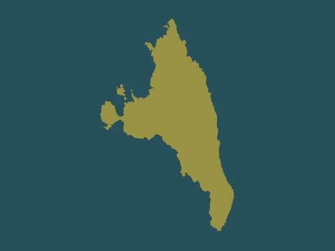 Antsiranana, Madagascar. Solid color shape Stock Illustration