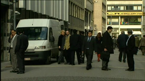 Antwerp diamond center Stock Footage 643755