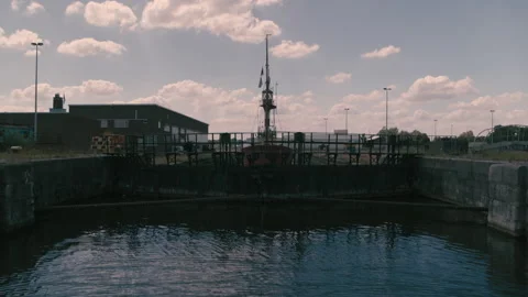 Antwerp Drydocks 1 스톡 동영상 134556568