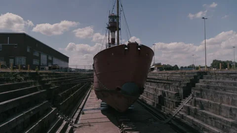 Antwerp Drydocks 2 스톡 동영상 134557206