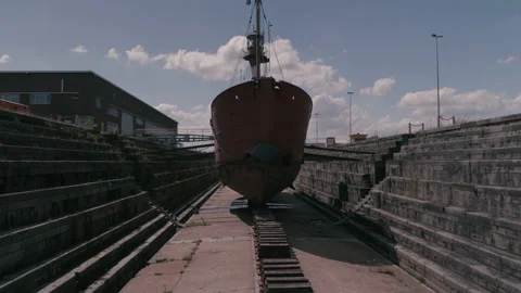 Antwerp Drydocks 3 스톡 동영상 134558346