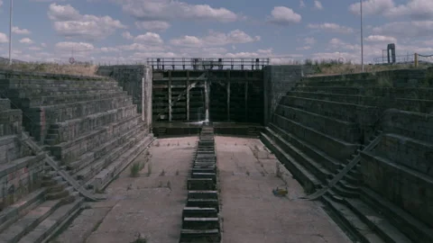 Antwerp Drydocks 5 스톡 동영상 134558863