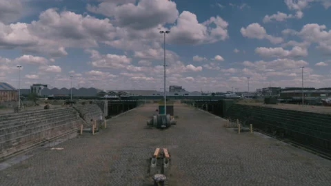 Antwerp Drydocks 6 스톡 동영상 134559267