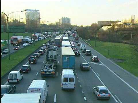Antwerp, heavy traffic Stock Footage 656352