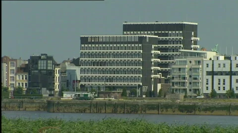 Antwerp, Scaldis Stock Footage 657239
