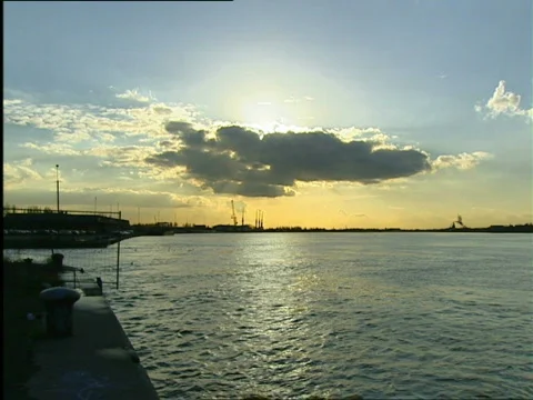 Antwerp, Schelde Stock Footage 656240